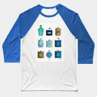 flasks blue Baseball T-Shirt